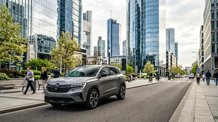 Avis Renault Austral 160 : Bilan 2026 - Austral 160 : Pourquoi c'est le meilleur choix ? - Renault Austral 160 : Fiable ou à éviter ? Vue avant du Renault Austral avec ses feux LED C-Shape caractéristiques