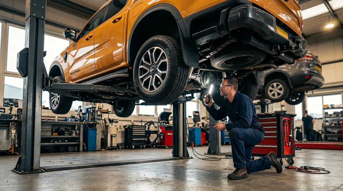 Maintenance et entretien du Ranger Entretien d'un Ford Ranger Wildtrak dans un garage