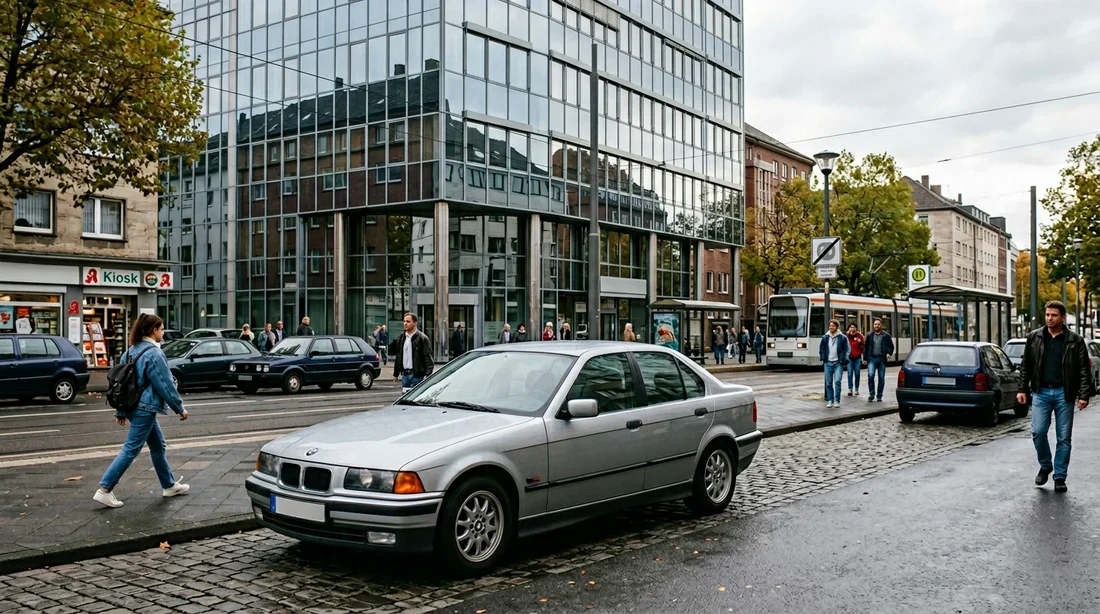 BMW E36 en inspection mécanique dans un garage professionnel.