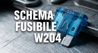 Miniature montrant un fusible 15A avec le titre Schéma Fusible W204.