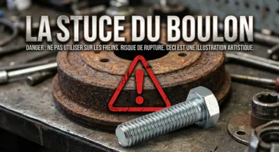 Miniature astuce du boulon M8 pour tambour de frein