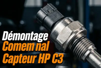 Miniature tutoriel démontage capteur haute pression C3 1.4 HDI.