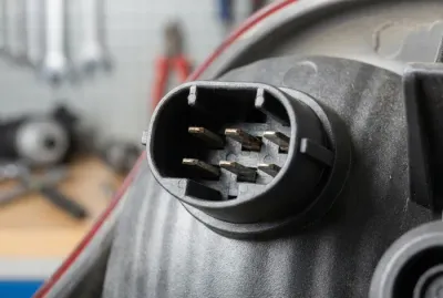 Connecteur électrique 6 broches de feu arrière Peugeot 207