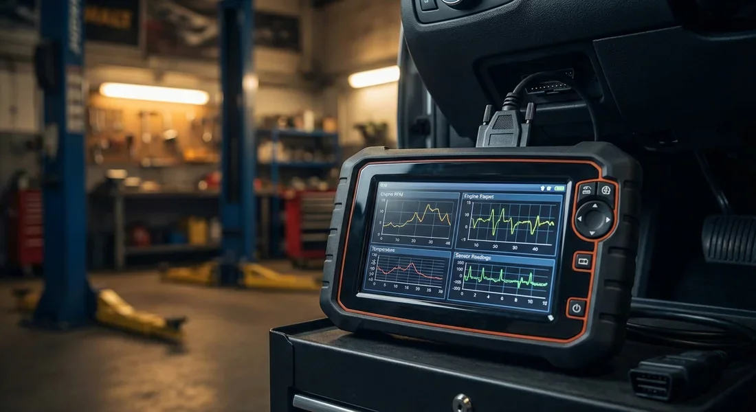 Diagnostic valise Ford C-Max Utilisation d'une valise de diagnostic pour identifier l'anomalie moteur Ford