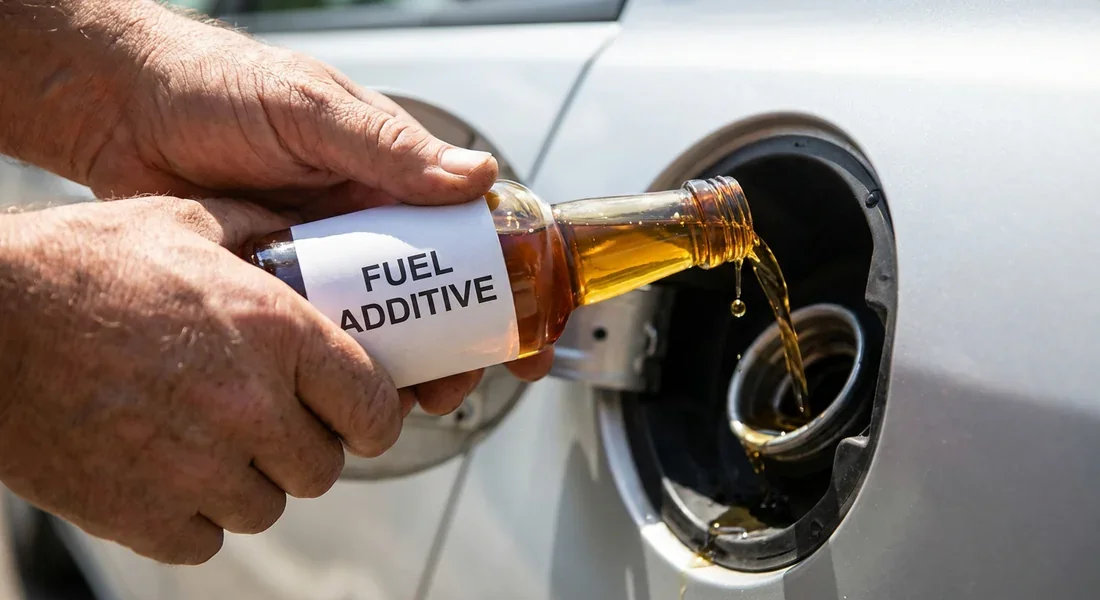 Application d'un additif nettoyant FAP dans le réservoir de carburant